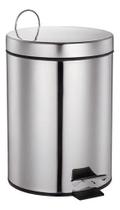 Lixeira Cesto Inox Banheiro Com Pedal 5l Balde Interno Luxo