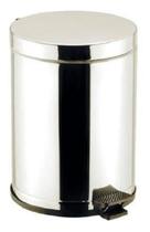 Lixeira Cesto Lixo 10,5 Lts Pedal 100% Inox Banheiro Cozinha