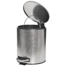 Lixeira Cesto Lixo Stone Inox Com pedal Para Banheiro 5 Litros