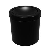 Lixeira Cesto Multiuso com Tampa Basculante 6L CT10 Astra Preto