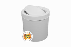 Lixeira Cesto Multiuso com tampa basculante branca 6L Astra Lixeira Cesto Multiuso com tampa basculante branca 6L Astra