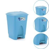 Lixeira Cesto Multiuso de 7,5 Litros Com pedal Bebe Cor Azul