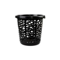 Lixeira Cesto Plástico Cesta Lixo Telado Resistente Reforçada 10 litros Preto Roupas Banheiro Escritório Casa Lavanderia Lixeira Cesto Plástico Cesta Lixo Telado Resistente Reforçada 10 litros Preto Roupas Banheiro Escritório Casa Lavanderia