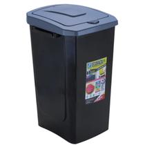 Lixeira Coleta Seletiva Ecofácil 30 litros Preta Arthi Lixeira Coleta Seletiva Ecofácil 30 litros Preta Arthi