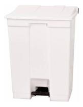 Lixeira coletor de pedal 30 litros branco bralimpia cp30br