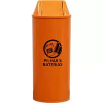 Lixeira coletora 22 Litros Pilhas e Baterias