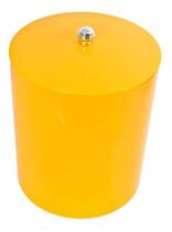 Lixeira Colorida Cozinha Escritorio Banheiro 5L - Amarela