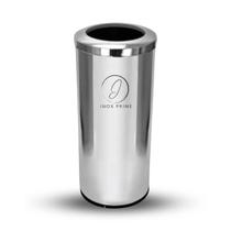 Lixeira com Aro 50 Litros - Aço Inox Lixeira com Aro 50 Litros - Aço Inox