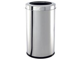Lixeira com Aro Brinox Decorline 21,2 L - Ø 25 x 46 cm Aço Inox Lixeira com Aro Brinox Decorline 21,2 L - Ø 25 x 46 cm Aço Inox