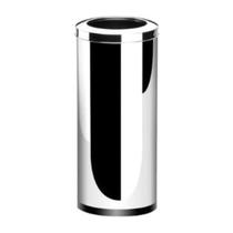 Lixeira com Aro Brinox Decorline 28,17 L - Ø 25x60cm Aço Inox