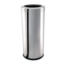Lixeira com Aro Brinox Decorline 47 L - Ø 30x70 cm Aço Inox