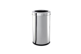 Lixeira Com Aro Brinox Decorline 5,4 Litros Aço Inox