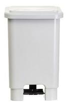 Lixeira Com Pedal 100 Litros Branca Com Armação Para O Lixo