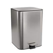 Lixeira com Pedal 1005 Quadrada 18L Suprema Inox - Deca Lixeira com Pedal 1005 Quadrada 18L Suprema Inox - Deca