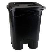 Lixeira com Pedal 13L 3UD Plastic 237 Preta