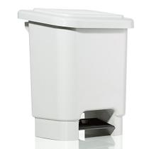 Lixeira com pedal 15 litros branca