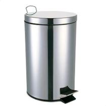Lixeira com Pedal 20 Litros Aço Inox de Cozinha Banheiro - Nobre