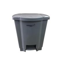 Lixeira com Pedal 35 Litros Resistente Cinza Perfect