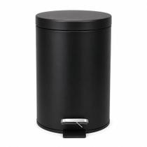 Lixeira Com Pedal 5 Litros Balde Interno Removível Compacta Para Banheiro Cozinha Escritório