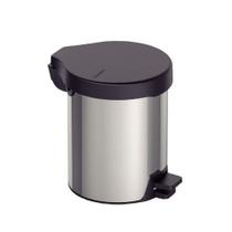 Lixeira com Pedal 5L Tramontina New Aço Inox Polido 94538705 Lixeira com Pedal 5L Tramontina New Aço Inox Polido 94538705