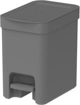 Lixeira Com Pedal 6 Litros Cozinha Banheiro Dual Trium Ou