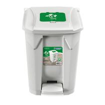 Lixeira com Pedal 60L Branca com Tampa Click Arqplast Lixeira com Pedal 60L Branca com Tampa Click Arqplast