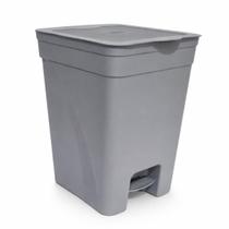 Lixeira com Pedal 7,5L Útil Plástico 100 Reciclado 26cm Banheiro Lavabo Escritório Cesto Compacto Resistente Lixeira com Pedal 7,5L Útil Plástico 100 Reciclado 26cm Banheiro Lavabo Escritório Cesto Compacto Resistente