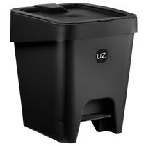 Lixeira Com Pedal 8 L Cesto Lixo Slim Cozinha Banheiro - UZ549 Uz
