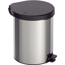 Lixeira Com Pedal Aço Inox New Polido 12L Pequena Banheiro Lixeira Com Pedal Aço Inox New Polido 12L Pequena Banheiro