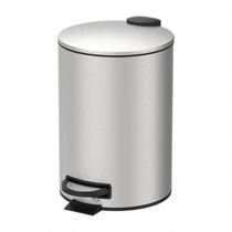 Lixeira com Pedal Balde Removível Spin 20 Litros Inox Brinox Ref3074/103