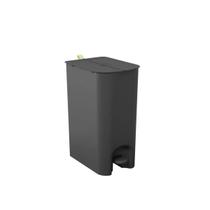 Lixeira com pedal borboleta 10+10LT Preta 10663/0008 Coza Lixeira com pedal borboleta 10+10LT Preta 10663/0008 Coza