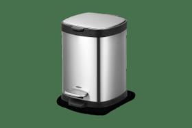 Lixeira Com Pedal Brinox Frame 6 Litros Aço Inox