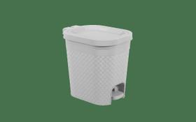 Lixeira Com Pedal Coza Craft 6,5 Litros Cinza Frio Lixeira Com Pedal Coza Craft 6,5 Litros Cinza Frio