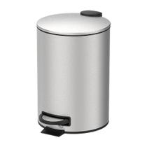Lixeira Com Pedal E Balde 12l Aço Inoxidável Escovado Linha Spin Brinox Aço Inoxidável Lixeira Com Pedal E Balde 12l Aço Inoxidável Escovado Linha Spin Brinox Aço Inoxidável