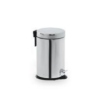 Lixeira Com Pedal E Balde Brinox Decorline 3 Litros Aço Inox