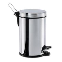 Lixeira Com Pedal e Balde Inox 3 Litros Brinox