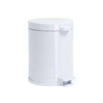Lixeira com Pedal e Cesto Plástico 4,5L 3501 Gelo - Viel