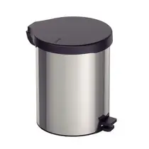 Lixeira com Pedal New Inox Polido 12L 94538712 Tramontina