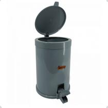 Lixeira com Pedal Plástico 12L Cinza Guarany Lixeira com Pedal Plástico 12L Cinza Guarany