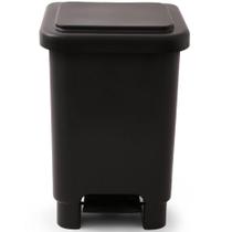 Lixeira com Pedal Preta de 25L Lar Plásticos Lixeira com Pedal Preta de 25L Lar Plásticos