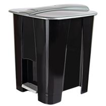 Lixeira Com Pedal Quadrada 15 Litros Plástico Colorida Multiuso, Ideal Para Cozinha, Banheiro Escritório Lummar Lixeira Com Pedal Quadrada 15 Litros Plástico Colorida Multiuso, Ideal Para Cozinha, Banheiro Escritório Lummar