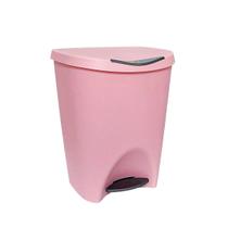 Lixeira Com Pedal Reforçada Lata De Lixo Cesto Cozinha Banheiro Plástica Colorida 15 Litros