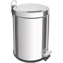 Lixeira com Pedal Tramontina Brasil em Inox Polido e Balde Interno Removível 3 L 94538103