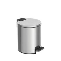 Lixeira com Pedal Tramontina Loop em Aço Inox com Acabamento Polido e Balde Interno 3 L
