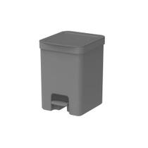 Lixeira com Pedal Trium 12 L Chumbo Ou