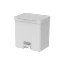 Lixeira com Pedal Trium 20 L Branco Ou