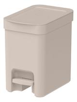 Lixeira com Pedal Trium 6L 26,5x17x25,8cm - OU