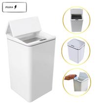 Lixeira com sensor 11L: tecnologia e limpeza em um só produto.