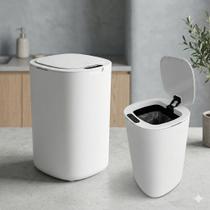 Lixeira Com Sensor Automática Cozinha Banheiro 10L Lixeira Com Sensor Automática Cozinha Banheiro 10L