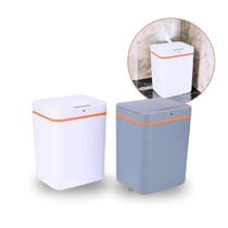 Lixeira Com Sensor Automático Inteligente 12 Litros Abre Fácil Toque Aproximação Recarregável Cozinha